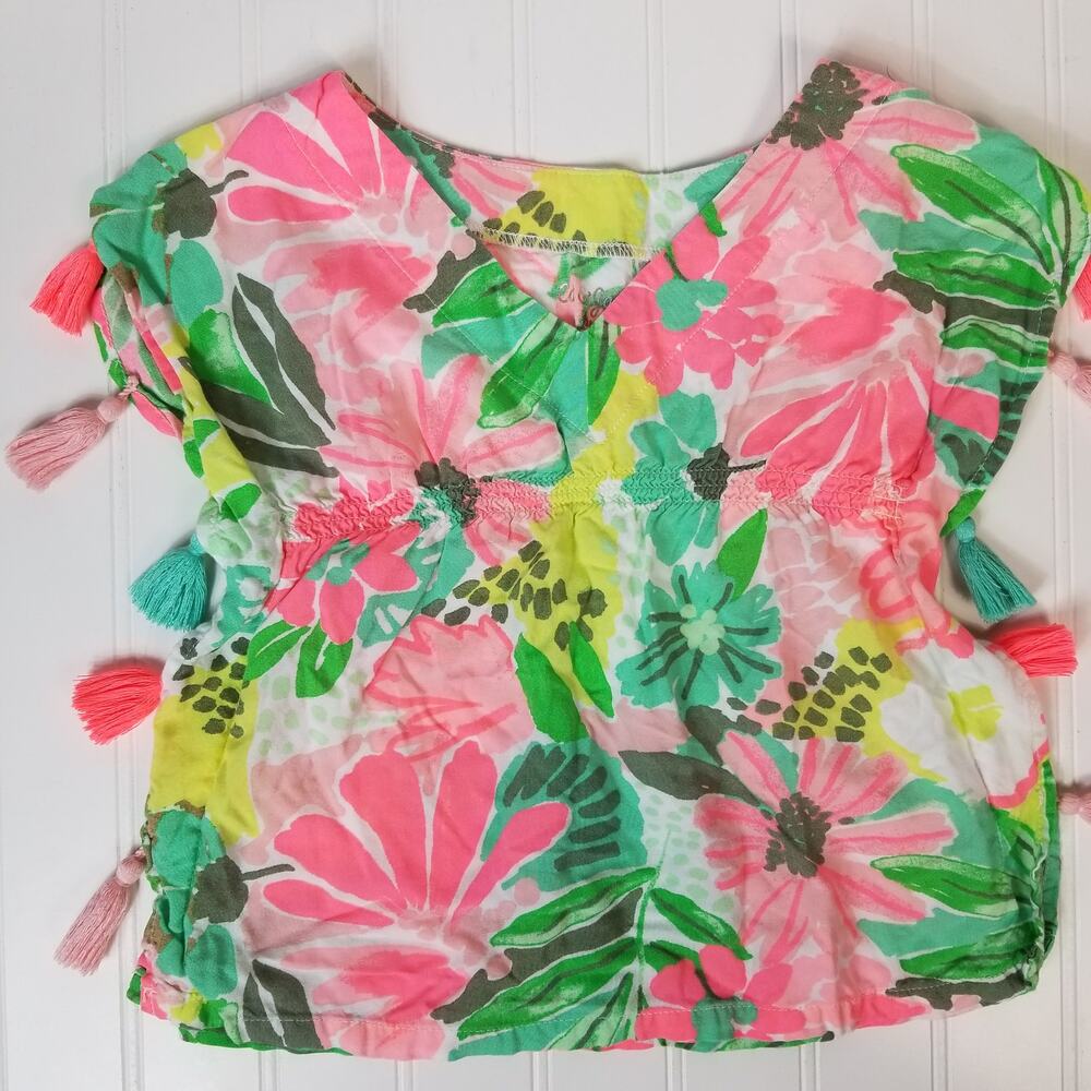 Cat &‎ Jack 12M Floral Tassel Swim Cover/Tunic